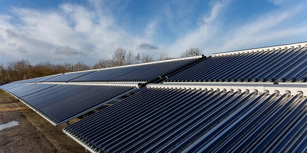 Solarthermie Kraftwerk bei Potsdam
