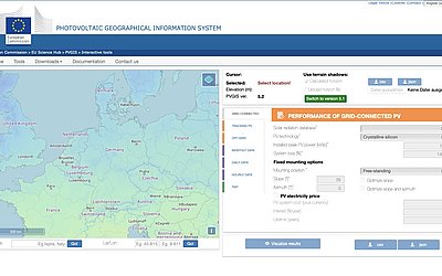 PVGIS: Planung & Ertrag der Photovoltaikanlage