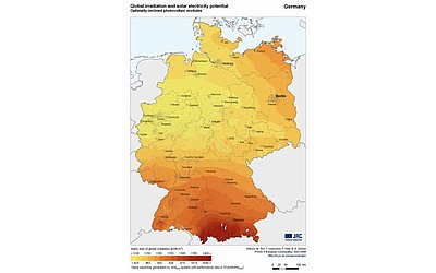 Sonneneinstrahlung: Potenzial für Solaranlagen